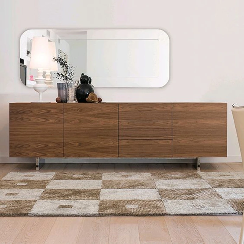 Brown Storage Cabinet Console - Image 2
